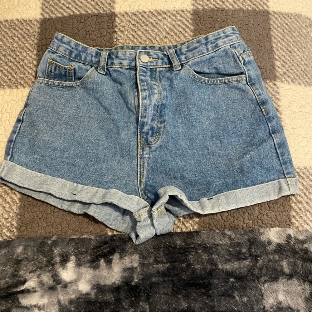 SHEIN Light Blue Jean Shorts